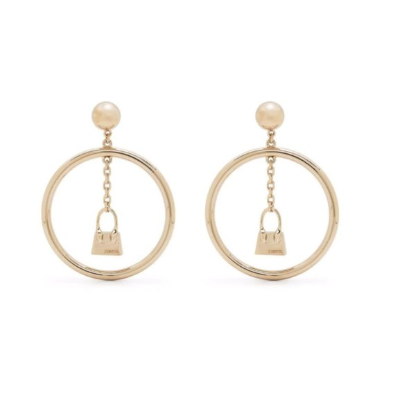 Jacquemus L'anneau Chiquito hoop earrings - Picture 2 of 14